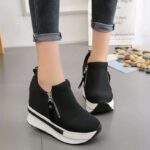 High-Top Canvas Shoes For Women