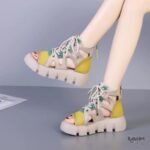 Summer New Breathable Casual Platform Shoes Roman Sandals