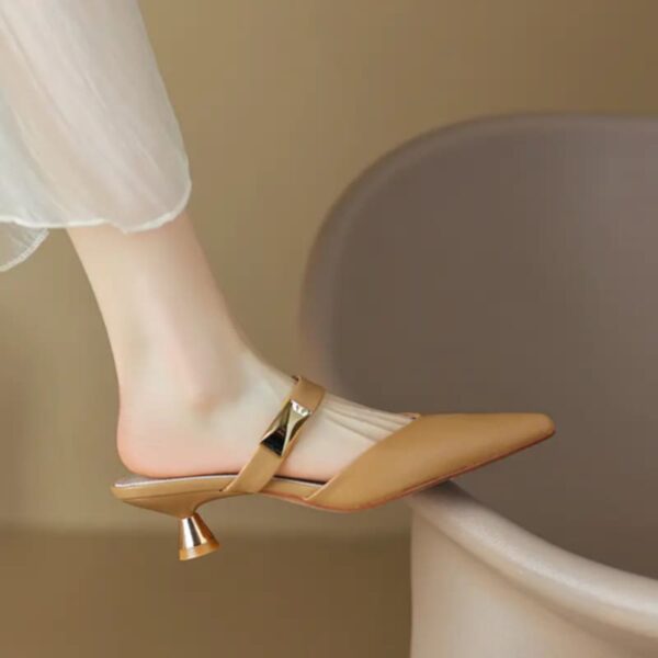 Fashionable Half-Pointed Heel For Women - Image 2