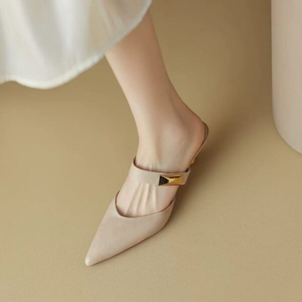 Fashionable Half-Pointed Heel For Women - Image 3