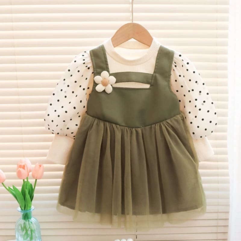 Girls Dress Long Sleeve Spring And Autumn