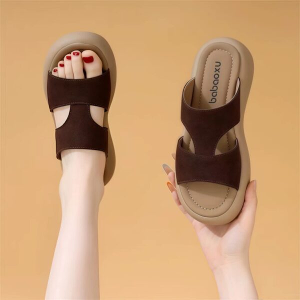 Branded Genuine Leather Sandals For Women - Image 2