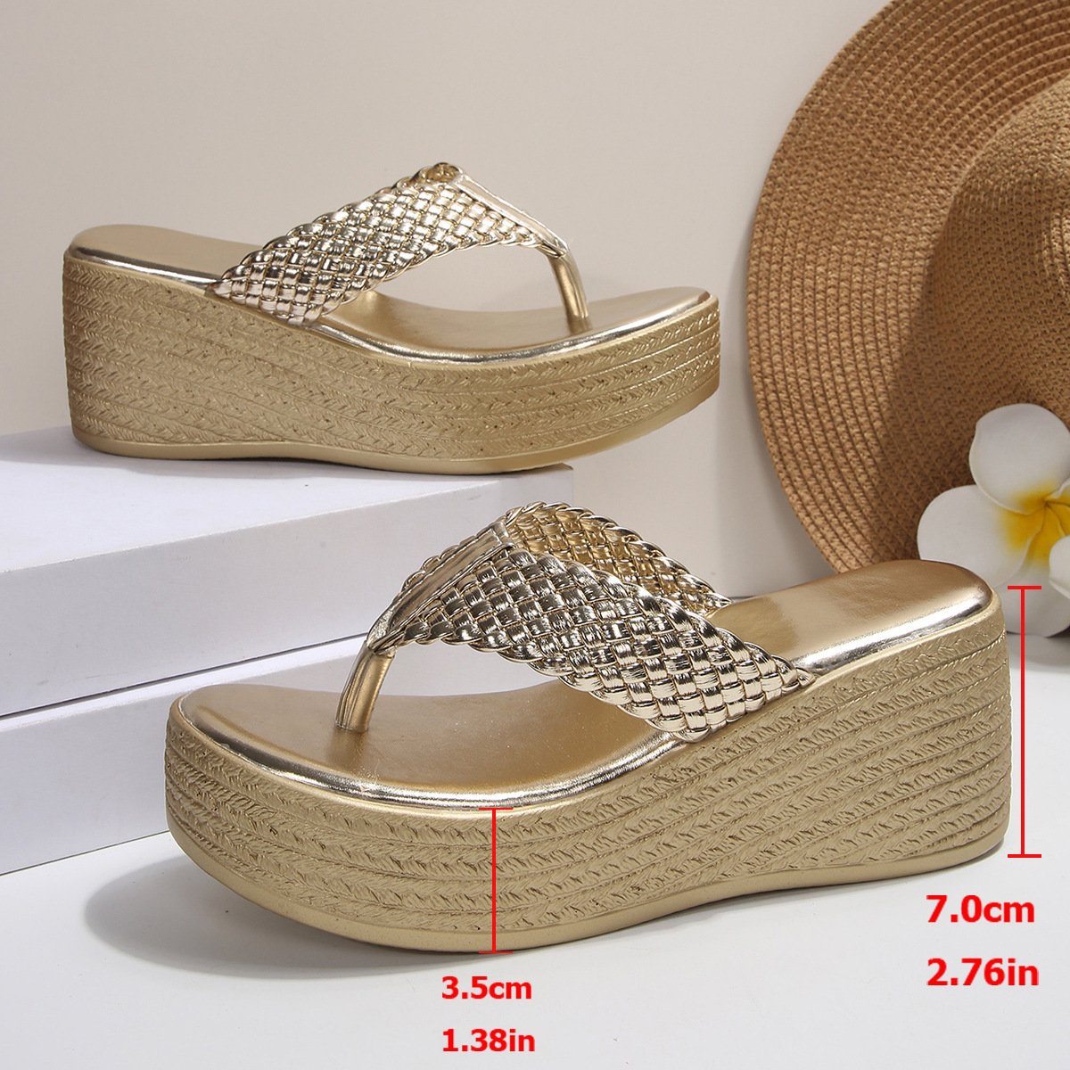 Wedge Flip-Flops for Women - Image 2