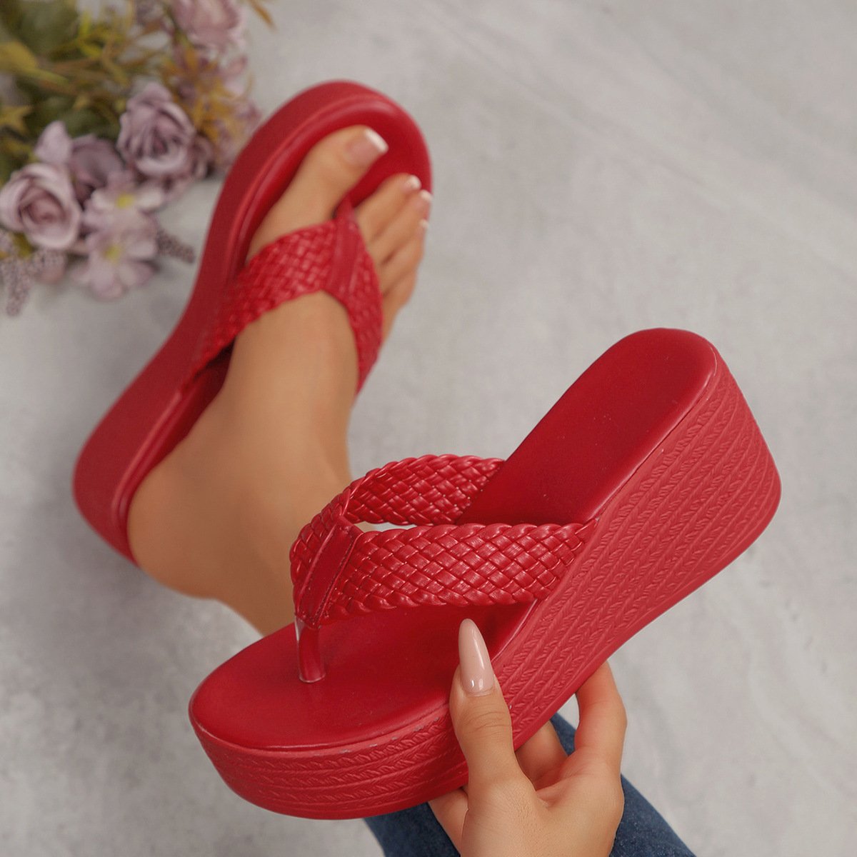 Wedge Flip-Flops for Women - Image 3